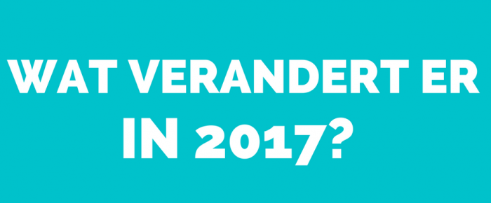 Wat verandert er voor ondernemers in 2017?